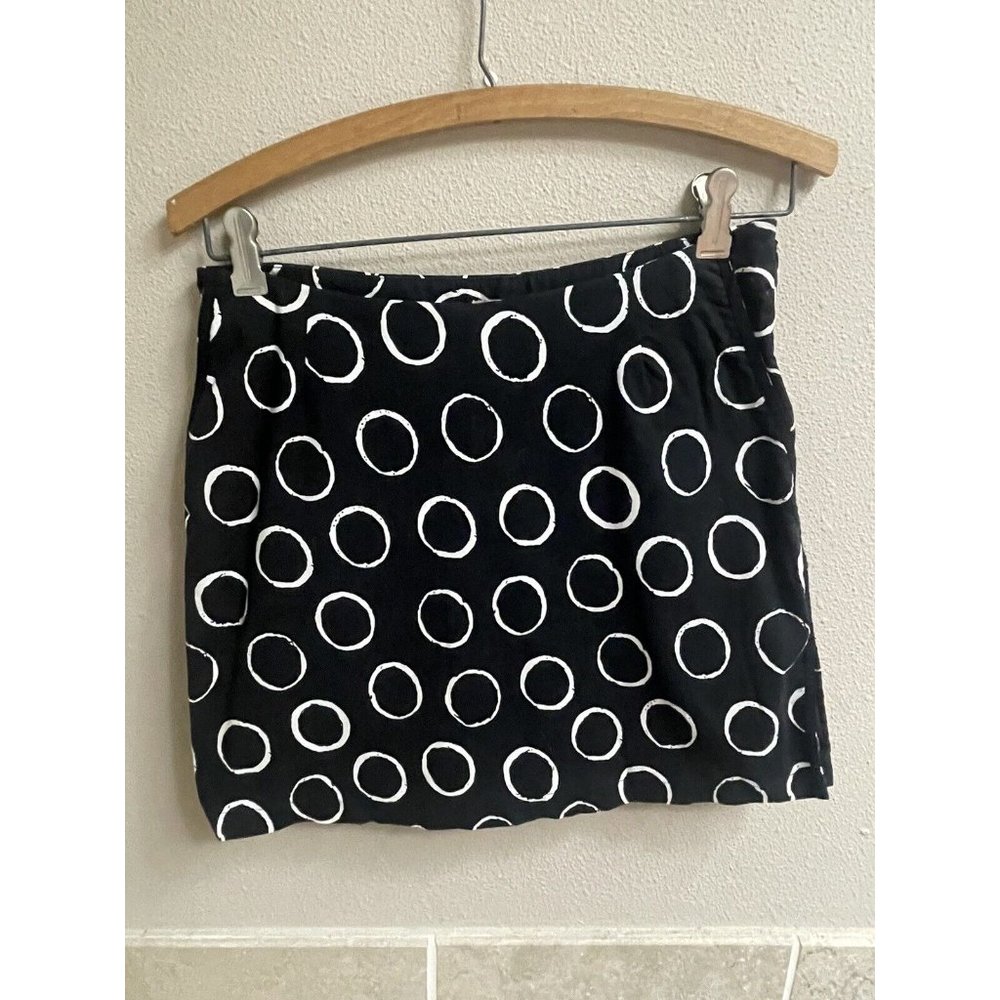 Golftini Black And White Circle Skort Size 2